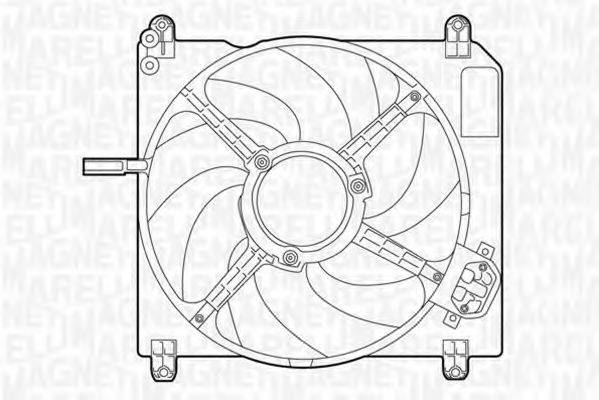 MAGNETI MARELLI 069422029010 Вентилятор, охлаждение двигателя