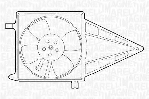 MAGNETI MARELLI 069422211010 Вентилятор, охлаждение двигателя