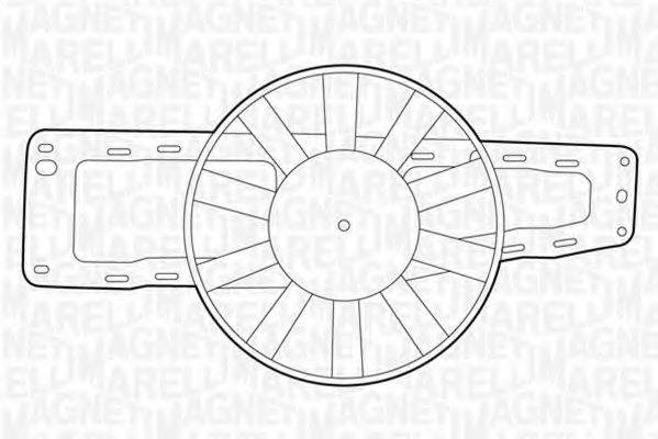 MAGNETI MARELLI 069422217010 Вентилятор, охлаждение двигателя