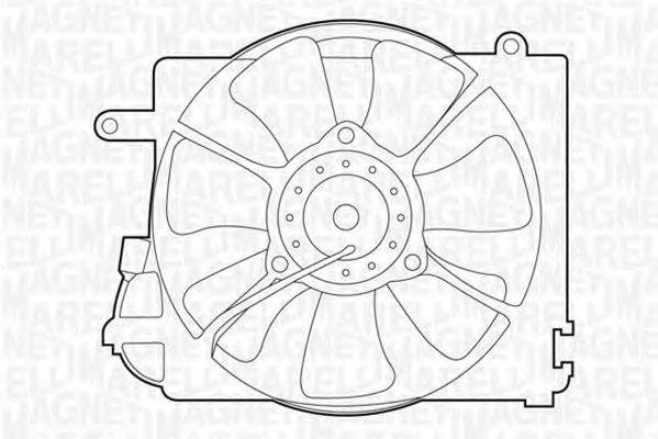 MAGNETI MARELLI 069422294010 Вентилятор, охлаждение двигателя