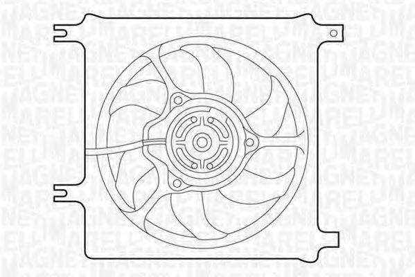 MAGNETI MARELLI 069422329010 Вентилятор, охлаждение двигателя