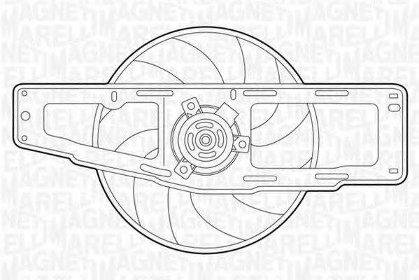 MAGNETI MARELLI 069422346010 Вентилятор, охлаждение двигателя