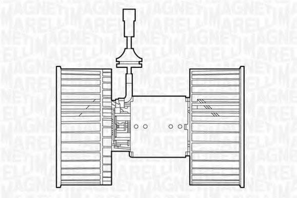 MAGNETI MARELLI 069412534010 Вентилятор салона