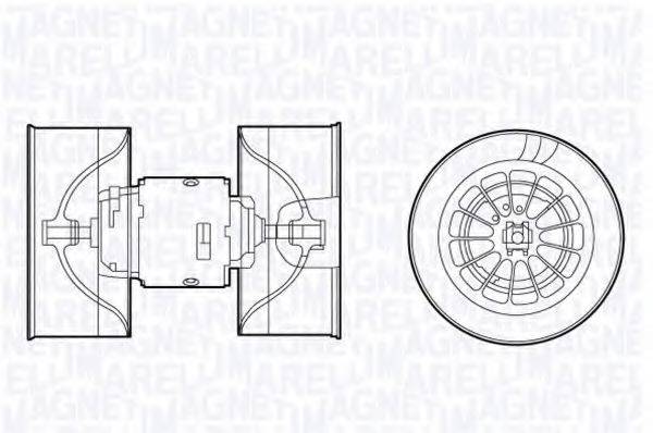 MAGNETI MARELLI 069412660010 Вентилятор салона