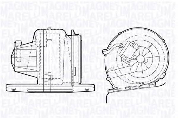 MAGNETI MARELLI 069412661010 Вентилятор салона