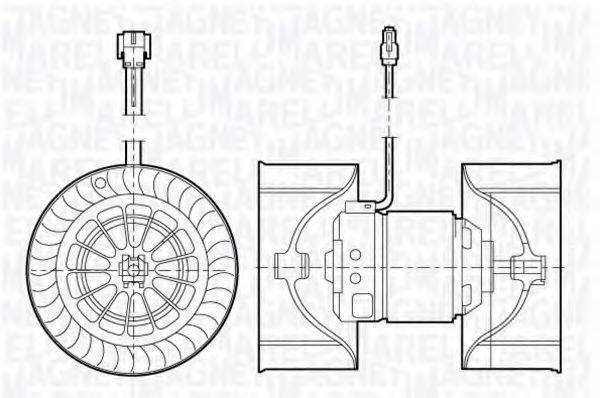 MAGNETI MARELLI 069412671010 Вентилятор салона