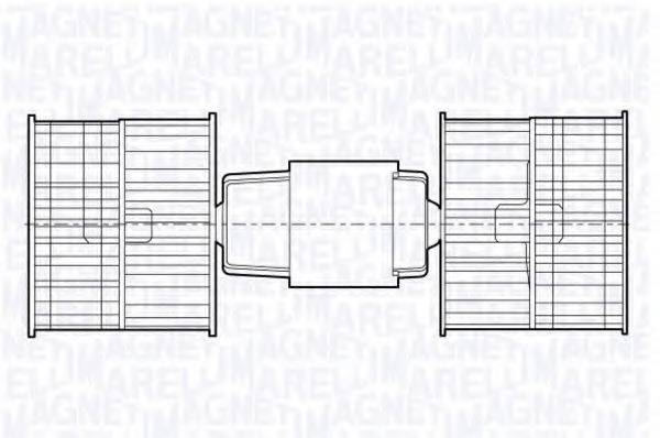 MAGNETI MARELLI 069412677010 Вентилятор салона