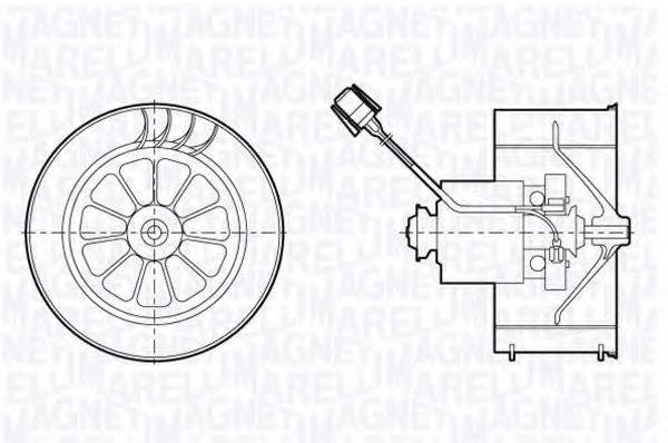 MAGNETI MARELLI 069412678010 Вентилятор салона