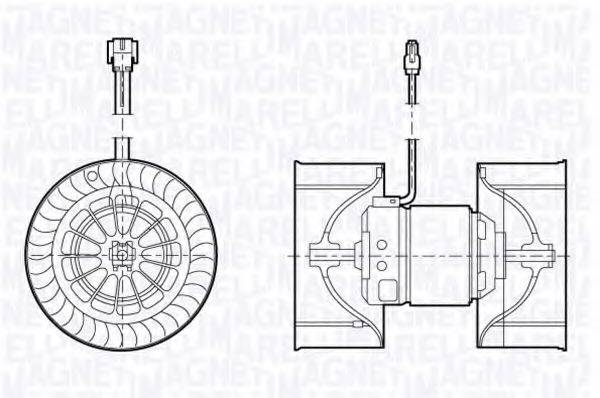 MAGNETI MARELLI 069412691010 Вентилятор салона