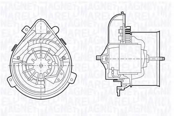 MAGNETI MARELLI 069412694010 Вентилятор салона