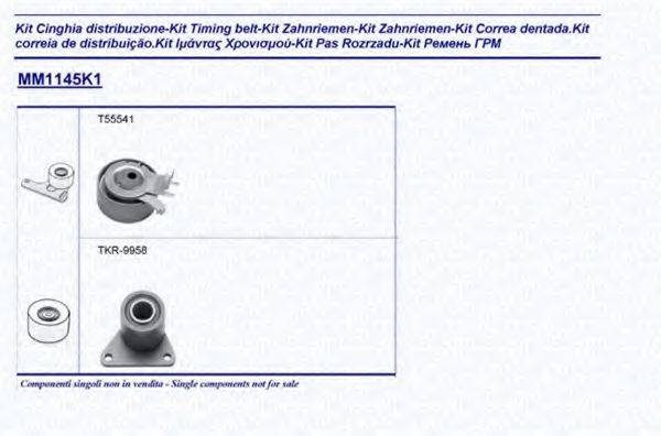 MAGNETI MARELLI 341311451101 Комплект ремня ГРМ