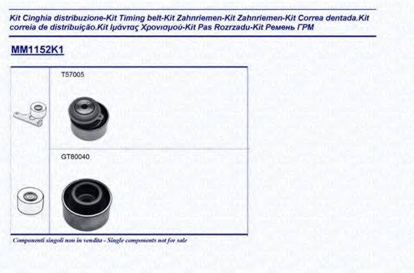 MAGNETI MARELLI 341311521101 Комплект ремня ГРМ