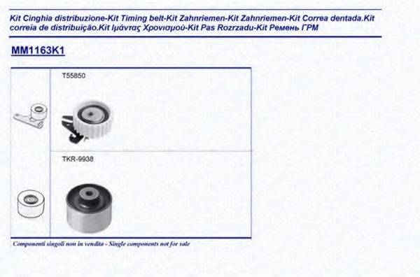 MAGNETI MARELLI 341311631101 Комплект ремня ГРМ