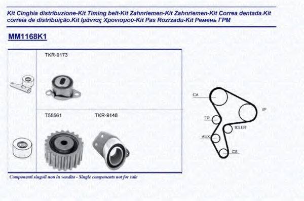 MAGNETI MARELLI 341311681101 Комплект ремня ГРМ