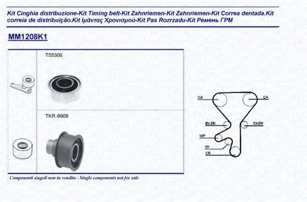 MAGNETI MARELLI 341312081101 Комплект ремня ГРМ