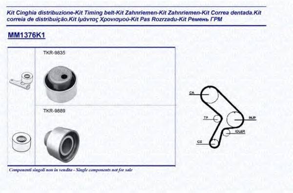 MAGNETI MARELLI 341313761101 Комплект ремня ГРМ