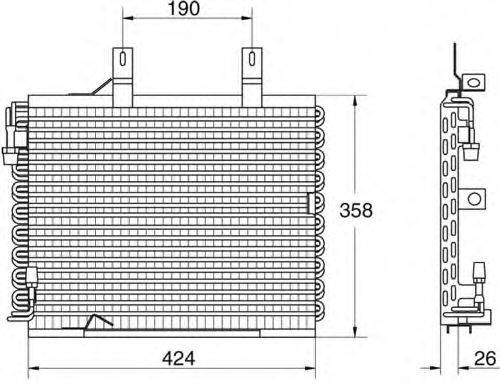 WAECO 8880400010 Конденсатор, кондиционер