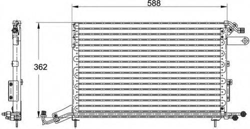 WAECO 8880400143 Конденсатор, кондиционер